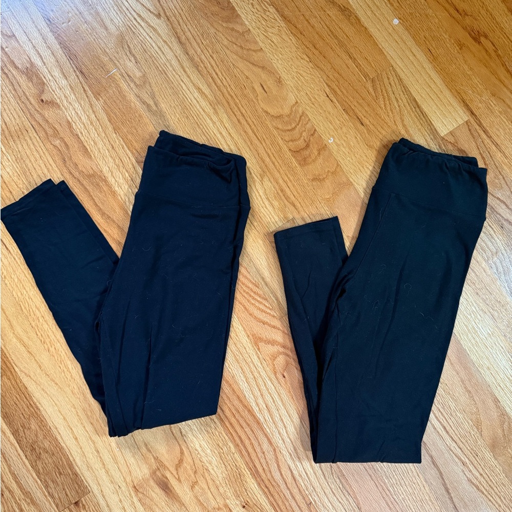 Lularoe OS Black Leggings
